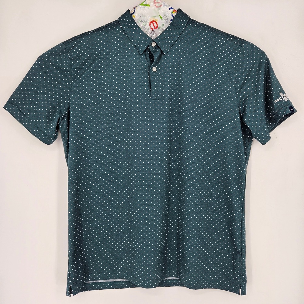 Mizzen Main Polo Shirt Mens XXL CJ Cup Byron Nelson Polka Dot‎ Golf Performance